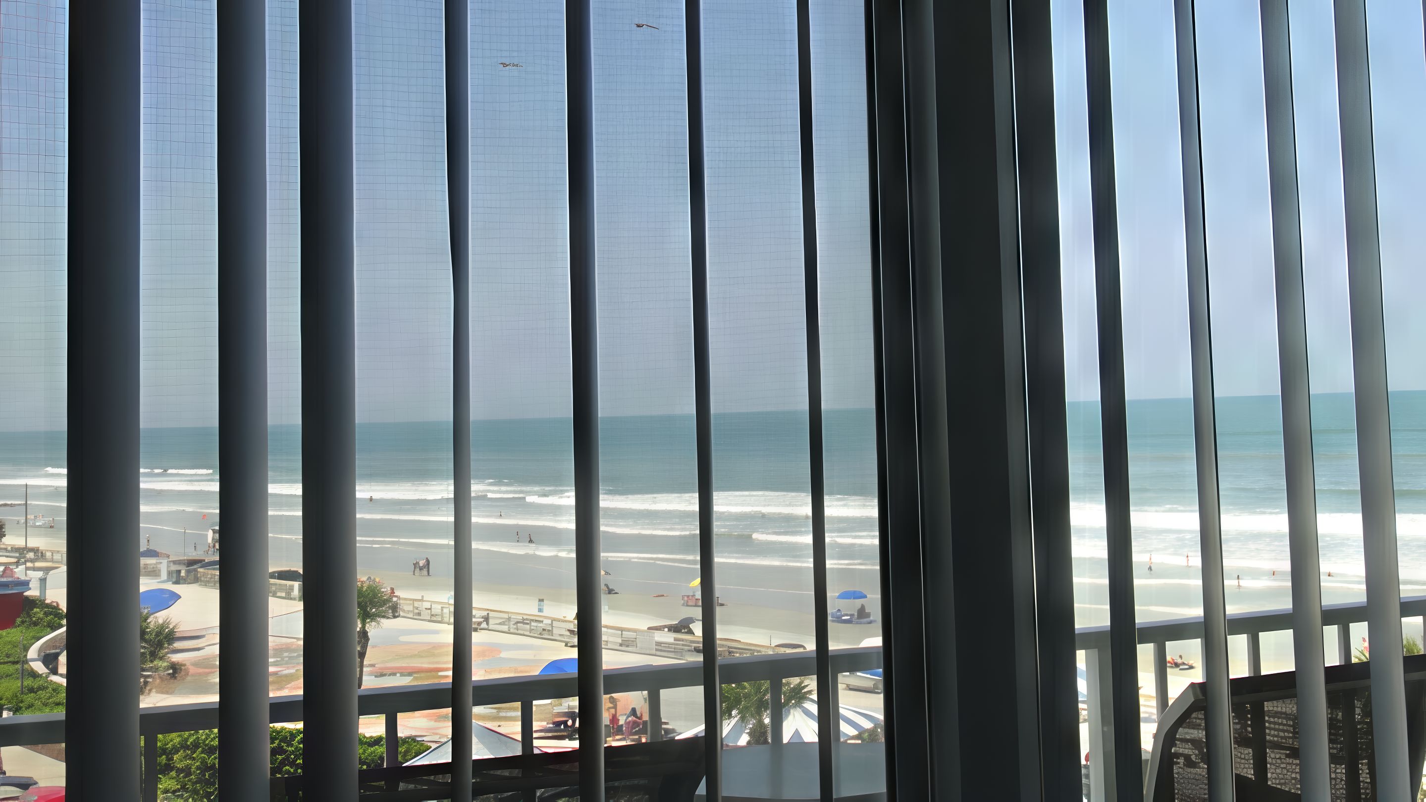 LIVING AREA: View of Ocean from Inside Condo
