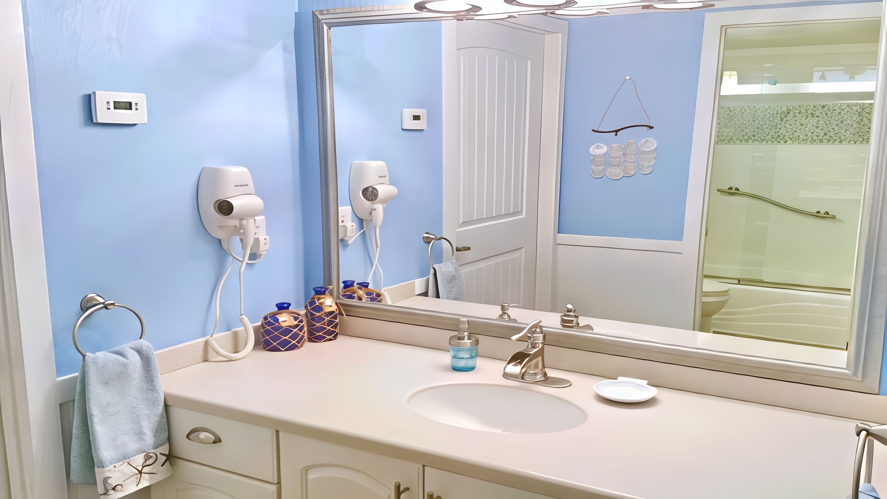 BATHROOM: Vanity Area Seperate from Bathing Area